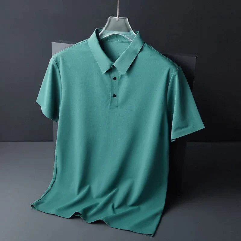 Plane Matty Solid Half Sleeves Mens Polo neck T-Shirt Pack Of 5