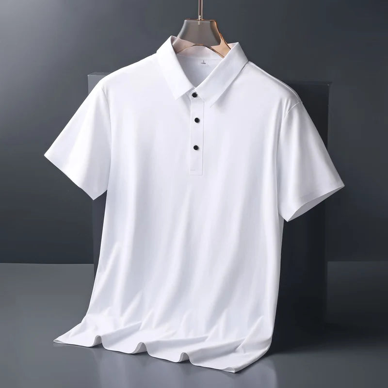 Plane Matty Solid Half Sleeves Mens Polo neck T-Shirt Pack Of 5