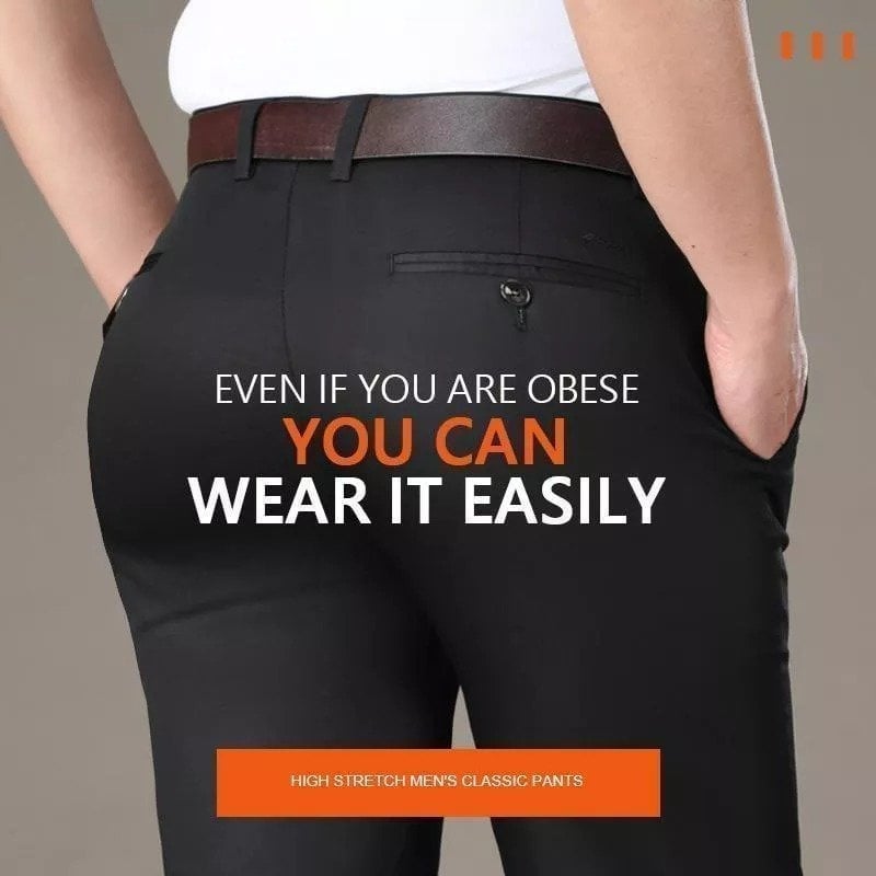 High Stretch Men's Classic Pants Combo (Pack Of 2)