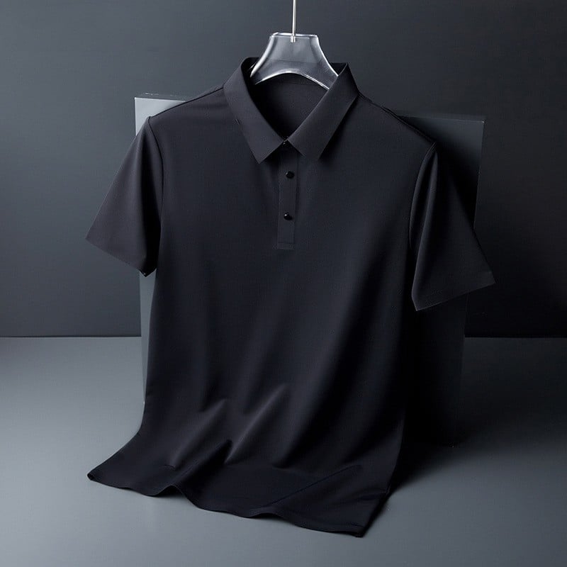 Plane Matty Solid Half Sleeves Mens Polo neck T-Shirt Pack Of 5