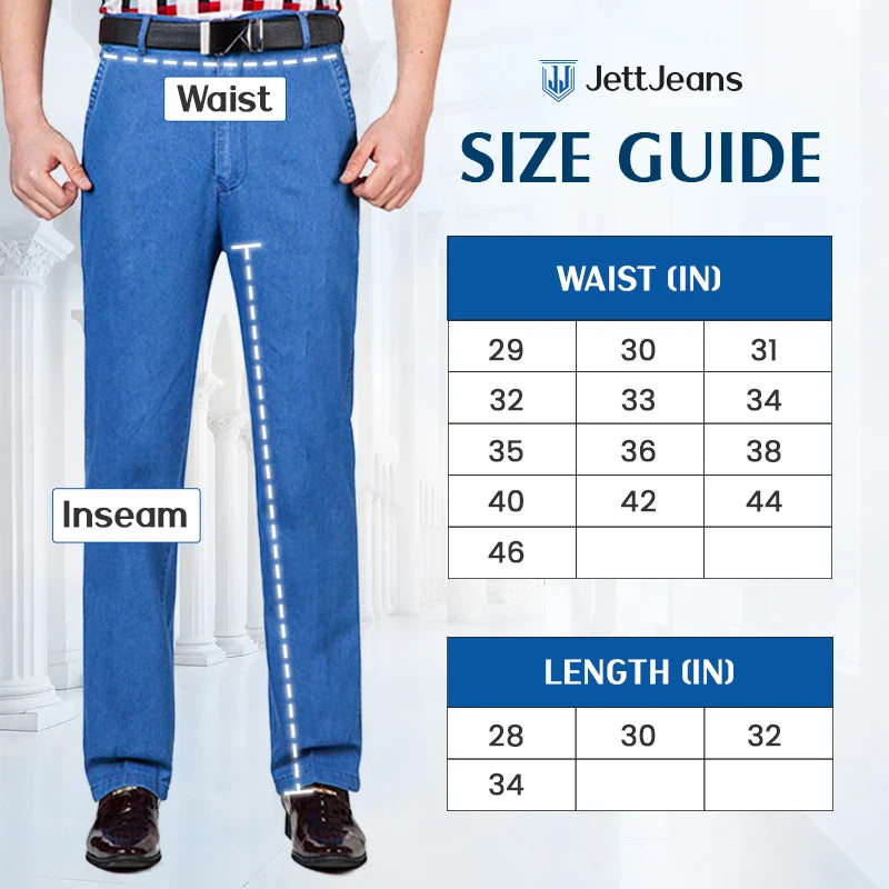 DashingDons - Men's Classic Straight Fit Stretch Jeans ( Pack Of 3) 🔥