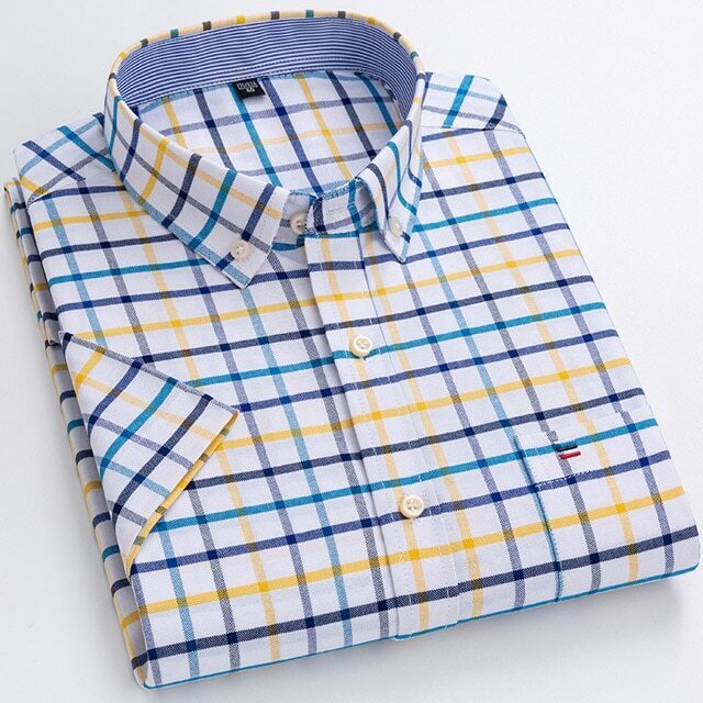 🔥BUY 1 GET 4 FREE 🔥- Mens Branded Cheque Shirt - (Pack of 5)