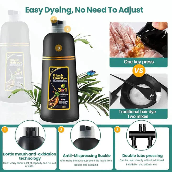 DashingDons Black Hair Shampoo 3 in 1 |  👍 Buy 1 Get 1 Free | 😍 67900+ HAPPY CUSTOMERS