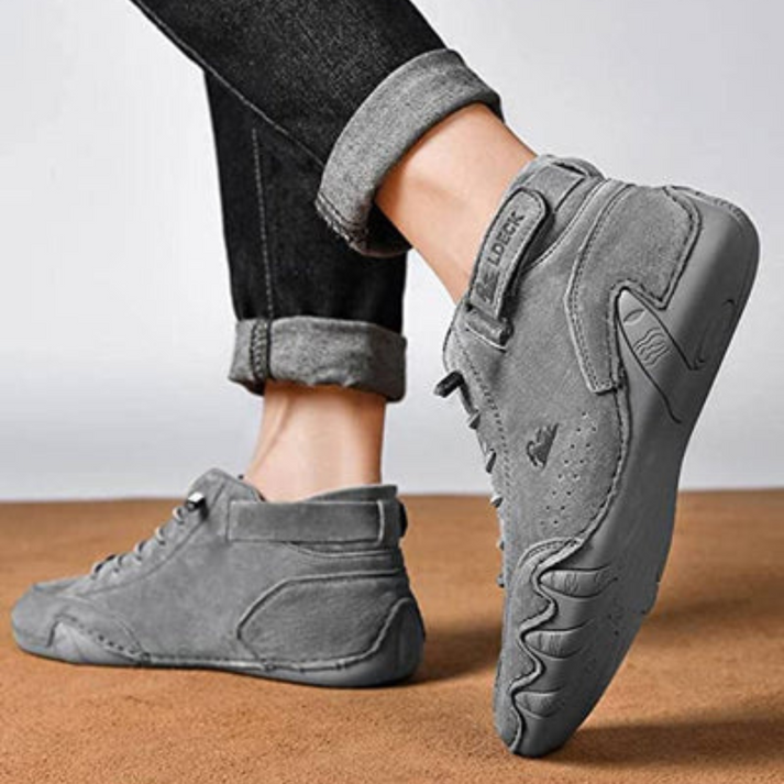 Trendy Casual Men's Handmade Italian Leather Shoes