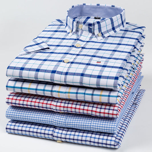 🔥BUY 1 GET 4 FREE 🔥- Mens Branded Cheque Shirt - (Pack of 5)