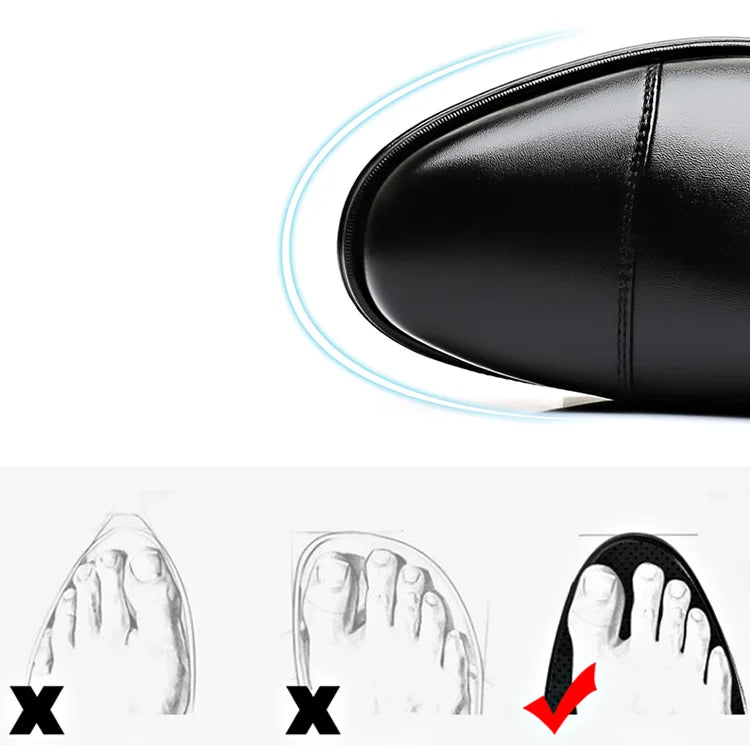 🔥 Men's Business Formal Leather Shoes