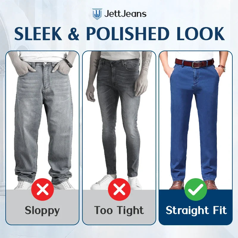 DashingDons - Men's Classic Straight Fit Stretch Jeans ( Pack Of 3) 🔥